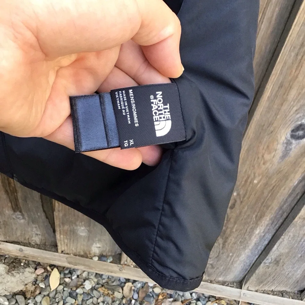 The North Face Men's XL Black Insulated Reversible Full Zip Vest